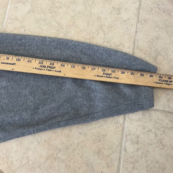 FILA Spell Out Fleece Sweatshirt Embroidered Logo Grey Men’s Size XXL - Picture 9 of 14